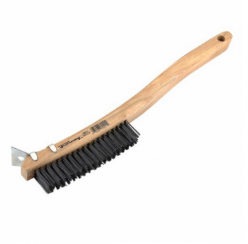 Image of item: WIRE BRUSH CARBON   W/ SCRAPER 3x19 ROWS